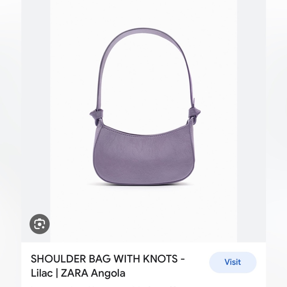 Zara shoulder bag with knots